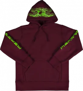 Толстовка Supreme Anti Hero Hooded Sweatshirt 'Burgundy', красный