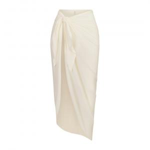 Накидка SKIMS Cotton Jersey Cover Ups Tie-sarong, бежевый
