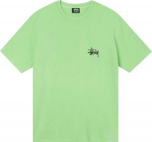Футболка Stussy Skull Wings Pigment Dyed Tee 'Green', зеленый