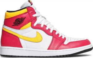 Кроссовки Air Jordan 1 Retro High OG Light Fusion Red, красный