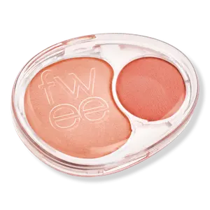 Нежные двойные румяна fwee, CR01 JUICY SMILE (bright apricot & pop orange)