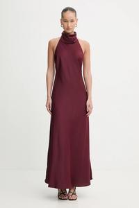 Платье Bardot, бордовый