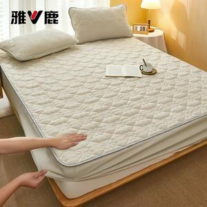 Yalu Простыня на резинке 150х200 см, антибактериальная, стеганая, с полным покрытием и противоскользящим эффектом, цвет Bian Tu Lu