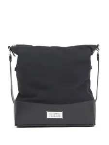 Сумка-мессенджер с логотипом MAISON MARGIELA, черный