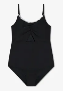 Купальник с затянутым силуэтом и вырезами Abercrombie & Fitch, Black Beauty