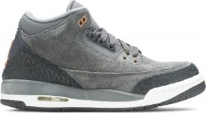 Кроссовки Air Jordan 3 Retro GS Anthracite, черный