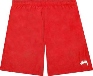 Шорты Stussy Stock Water Short 'Brite Red', красный