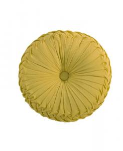 Декоративная подушка Viviana с цветочной вышивкой, 18 x 18 дюймов Levtex, желтый