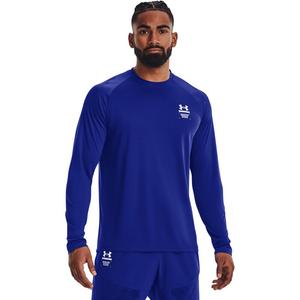 Длиннорукавный доспех с принтом ls Under Armour, синий