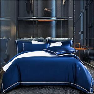 ADovz Комплект постельного белья ADovz из египетского хлопка с вышивкой Blue