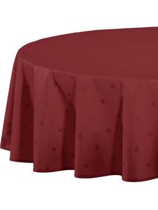 Erwin Müller Скатерть из смесового хлопка Neuss бордового цвета