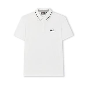 Футболка поло мужская стандартная белая FILA