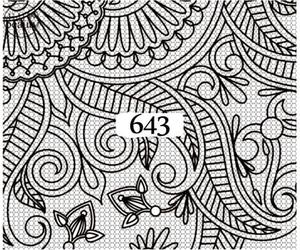 Водные наклейки для ногтей - №643, Raisin