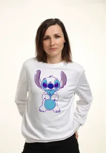 Толстовка с изображением лило и стича Henry Tiger, White