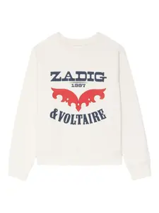 Толстовка с логотипом Zadig&Voltaire, белый