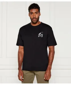 Футболка te_section Regular fit Boss Orange, черный