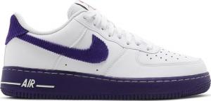 Кроссовки Nike Air Force 1 '07 LV8 EMB 'White Court Purple', белый