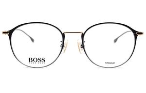 HUGO BOSS Мужские очки в черно-золотом цвете, Black/Gold