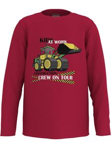 Рубашка с длинным рукавом Kidsworld, красный