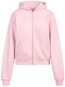 Толстовка Skims Cotton Fleece Classic Zip Up, розовый