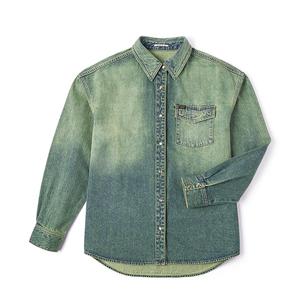 Lee Джимовая рубашка FW24 женская Medium Blue