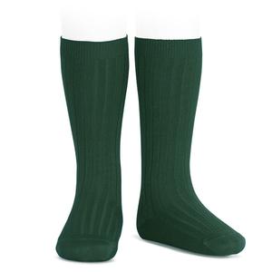 Детские ребристые гольфы Condor Basic до колена для детей от 3 до 10 лет, идеально подходят для выпускных и церемоний поступления.