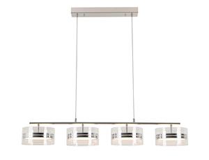 Светодиодная подвесная лампа Novel, 93x18x120 см, хромированный