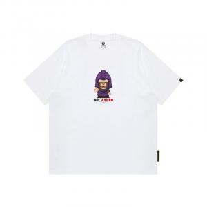 Футболка с принтом от A Bathing APE Aape, белый