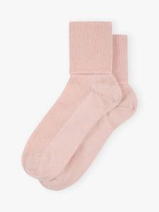 Богатые носки из кашемира Plain Brora, Rosewater