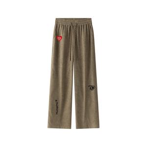 Повседневные брюки унисекс утепленные с флисовой подкладкой HUANQIU, хаки