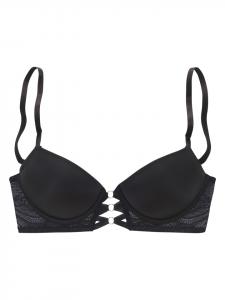 Бюстгальтер пуш-ап LASCANA Push-up-BH, черный