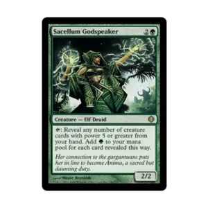 CCG Сацеллум Говорящий с Богом (клавиша R), MTG - Shards of Alara