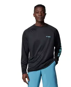 Мужская быстросохнущая рубашка PFG Terminal Tackle UPF 50 Columbia, серый