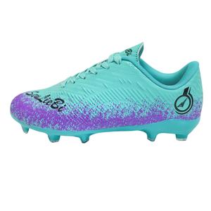 Футбольные бутсы для детей и подростков с низким верхом, устойчивые к истиранию, противоскользящие, противоударные, водонепроницаемые CAMKIDS, зеленый