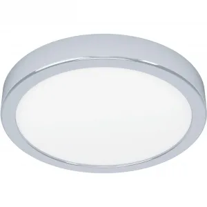 Потолочный светильник EGLO «FUEVA 5», источник света, светодиодный модуль | Постоянно встроенный светодиод, хромированный потолочный светильник из стали - 17 Вт - теплый белый