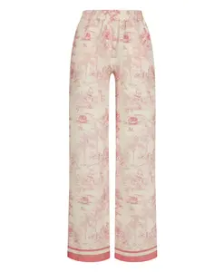 Летние брюки джалико Nicowa, розовый