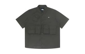 Рубашка мужская The North Face, серо-зеленый