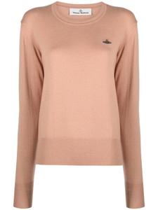 Vivienne Westwood джемпер с вышитым логотипом Orb, серый