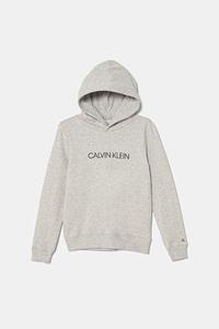 Детская хлопковая толстовка Calvin Klein Jeans, серый