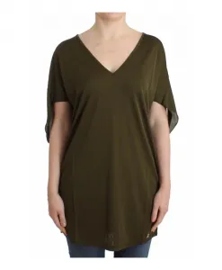 Яркая блузка с логотипом John Galliano, зеленый