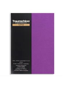 Traumschloss Простыня Topper премиум-класса из трикотажа фиолетового цвета