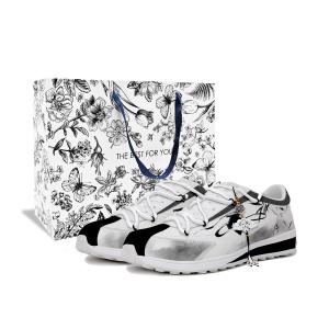 DESCENTE Кроссовки для скейтборда Cron Racer, термоамортизация, устойчивость к истиранию, низкие, унисекс, черно-белые