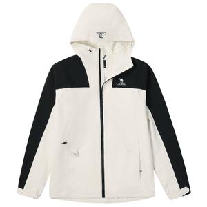 Ветровка мужская CAMEL, шампань зеленый/светло-серый зеленый/лесной зеленый