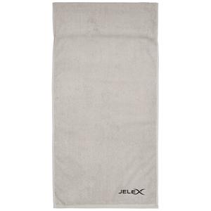 Полотенце для фитнеса JELEX "100FIT" с карманом на молнии серое
