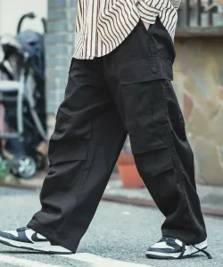 Широкие брюки-карго NULL