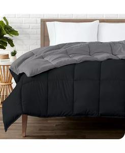 Двустороннее пуховое альтернативное одеяло, полное Bare Home, черный