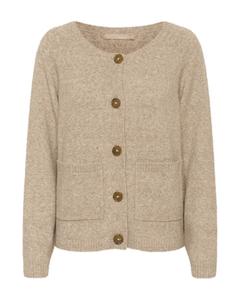 Вязаный кардиган CULTURE Calay, Mottled Beige