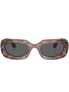 Giorgio Armani солнцезащитные очки с логотипом, серый