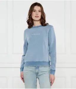 Толстовка regular fit Guess Jeans, небесно-голубой