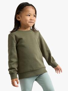 Детская толстовка с круглым вырезом Lindex, хаки